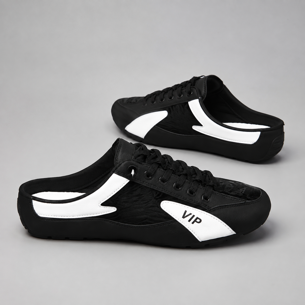 Zapatilla Mule de Hombre — Sin Cordones · Ligera y Transpirable
